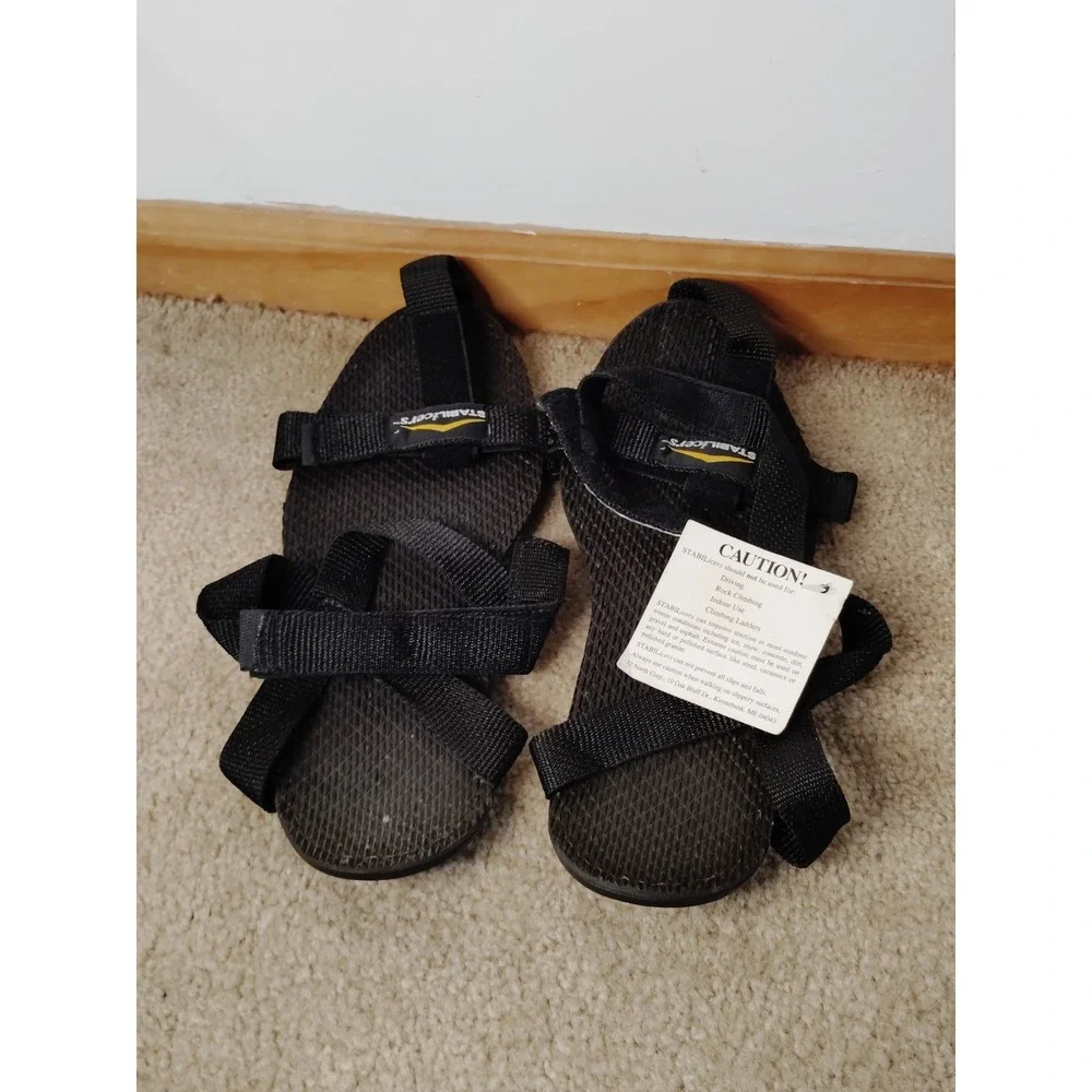 NWT-STABILicers Traction Cleats Overshoes XL Black Ice Hiking Snow Grip Spikes